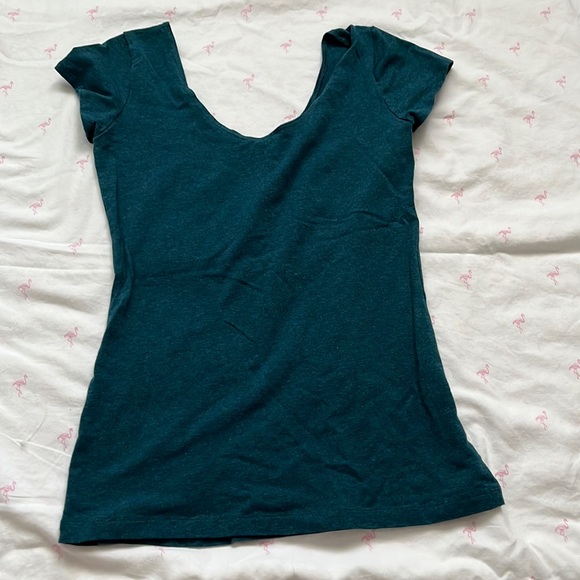 Teal  short sleeve shirt - Picture 1 of 3
